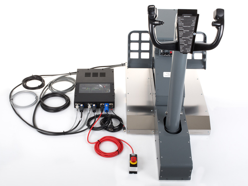 FSC-B737NG-YOKE-SINGLE-CONTROL-LOADING-WITH-RUDDER-PEDALS-CABLING